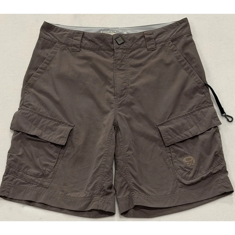 Mountain Hardwear Shorts Mens 30 Everyday Lightweight Khaki Hiking Cargo Shorts